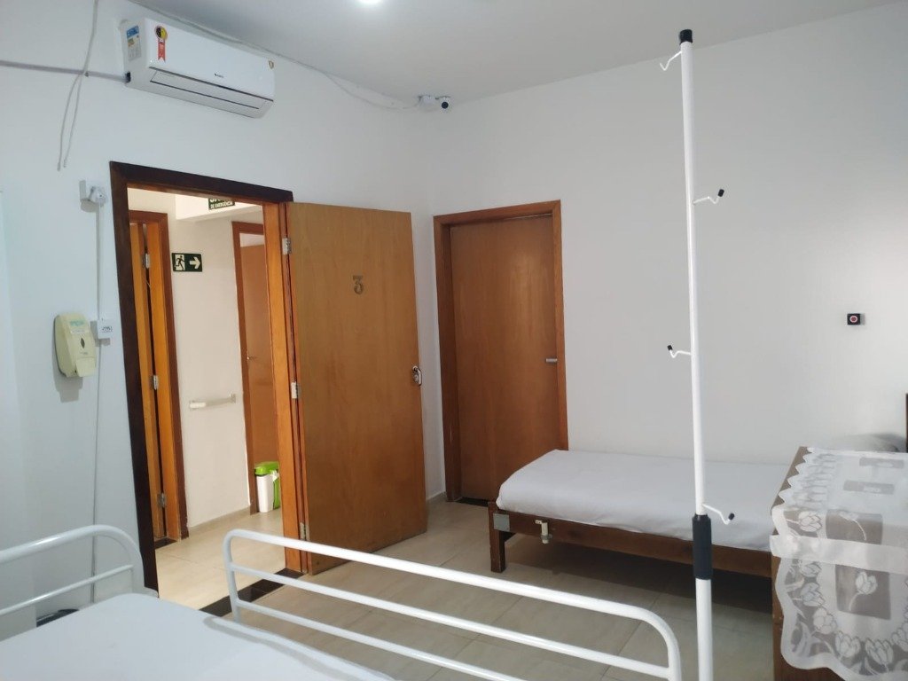 Quarto confortável e adaptado